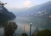 Another view of the beautiful Nainital Lake by AYAN MUKHERJEE.  Tags: Nainital, Uttarakhand, Nainital Lake, Lakes.