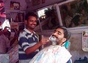Barber Shop,  Karauli by TracyB.  Tags: Karauli, Rajasthan, Shops and Businesses.