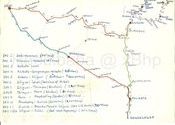 My Complete route of Bhutan trip from Delhi by Motorcycle by Punditji.  Tags: New Delhi, Delhi, motorcycle, Bhutan.