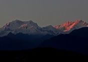 Twilight at Mt.K by maumi.  Tags: Sikkim.