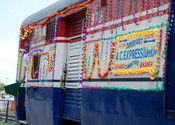 22475/22476 Bikaner- Coimbatore weekly AC superfast express, by Desertphotographer.  Tags: Bikaner, Coimbatore, Tamil Nadu, Rajasthan.