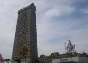 Murudeshwara Gopuram by kimbalaji.  Tags: Murudeshwar, Karnataka.