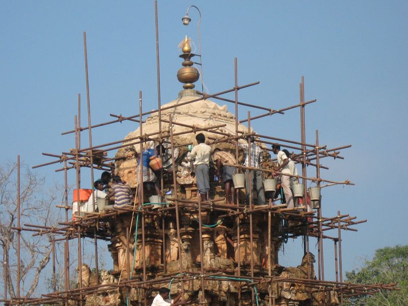 repairing the temple repairing the temple