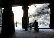 Elephanta Island Caves by Mega City.  Tags: caves, Elephanta Island.