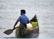 Fisherman in Ponnani by qasimindia.  Tags: Malappuram, Kerala, fisherman.