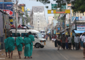 Beautiful Downtown Rameswaram by abracax.  Tags: Rameswaram, Tamil Nadu, City Life.