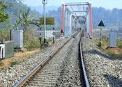 Teesta River Bridge near Sevok by dipyamanbasu.  Tags: West Bengal, Jalpaiguri, teesta, sevok, river.