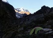 Neelkanth from our Camp... by Dhrubatara.  Tags: Uttarakhand.