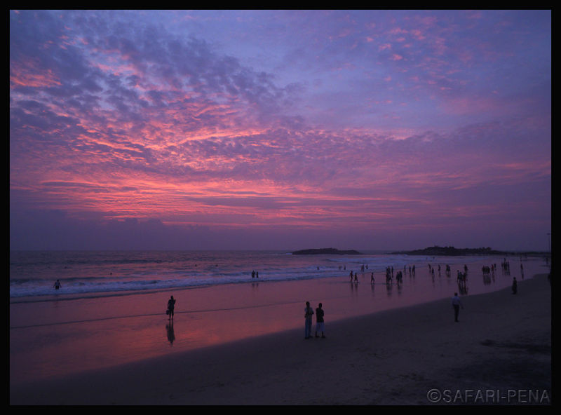 Sunset in Kovalam Sunset in Kovalam