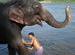 Morning bath in Kodanad