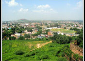 Jhansi City From Fort by aarosh.  Tags: Uttar Pradesh, Jhansi, fort.
