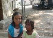 Girls in Khajuraho by beastie.  Tags: Khajuraho, Madhya Pradesh, People and Faces.