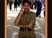 Policewoman at  the Red Fort