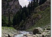 Lidder, at Chandanwari, Pahalgam by Nilangsu.  Tags: Jammu and Kashmir, Kashmir, Pahalgam.