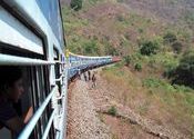 The Vizag to Koraput Passenger Train by theyyamdancer.  Tags: Andhra Pradesh, Odisha, Vishakhapatnam, Koraput District, Trains.