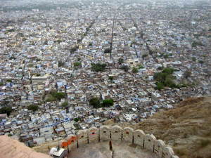 Jaipur city from the fort 2008