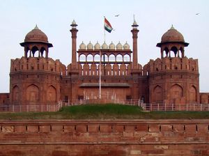 Front View of the Red Fort