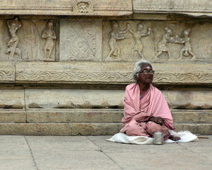 outside the temple