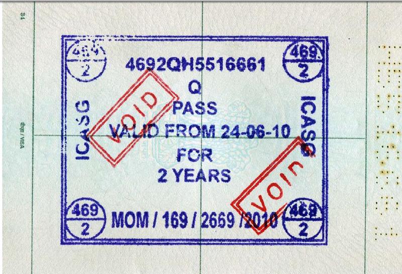 Is this a genuine Q pass issued by ICA Singapore - India Travel ...