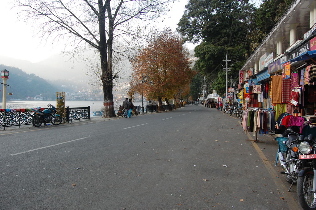 India Travel | Pictures: Mall road nainital