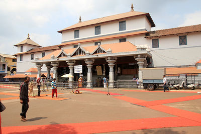 Sri Dharmasthala Manjunatha Temple  A glimpse of Hat Trick Hero Dr Shiva  Rajkumars visit along with his family and friends to seek the divine  blessing of Lord Sri Manjunatha and meeting